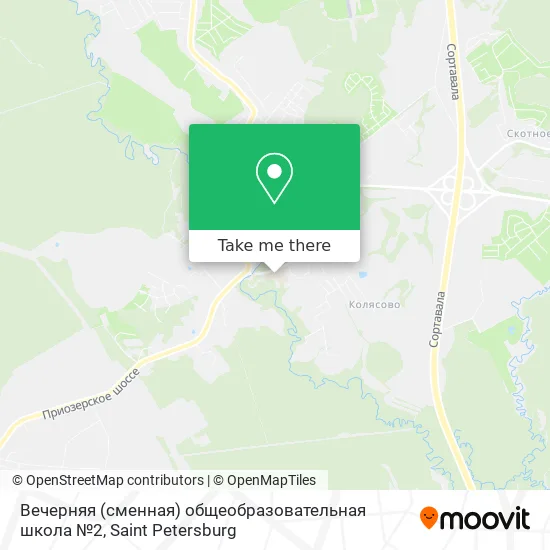Вечерняя (сменная) общеобразовательная школа №2 map