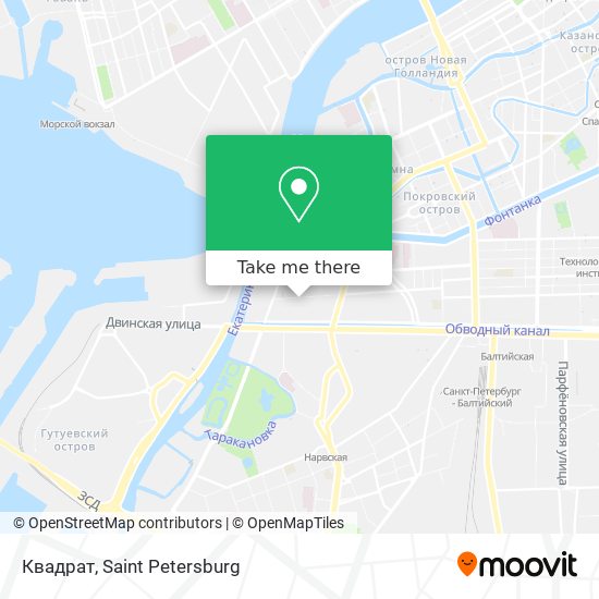 Квадрат map