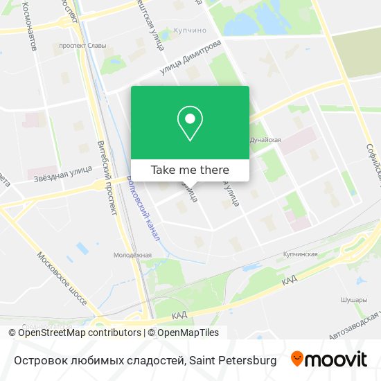 Островок любимых сладостей map