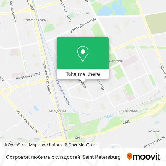 Островок любимых сладостей map