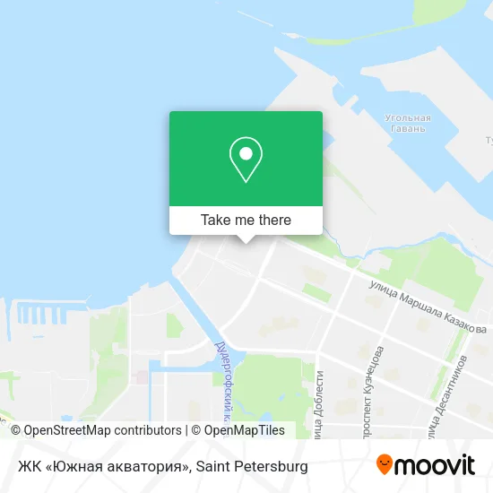 ЖК «Южная акватория» map