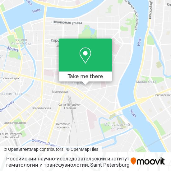 Российский научно-исследовательский институт гематологии и трансфузиологии map