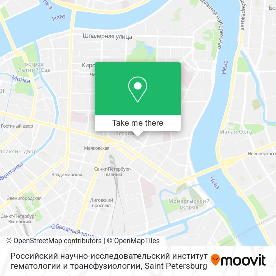 Российский научно-исследовательский институт гематологии и трансфузиологии map