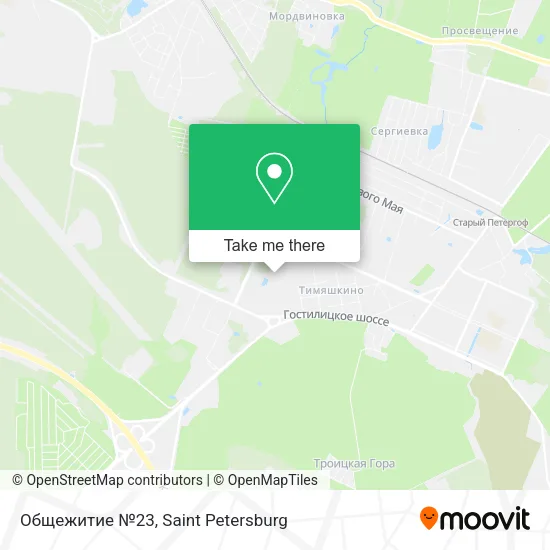 Общежитие №23 map