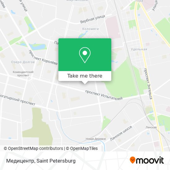 Медицентр map
