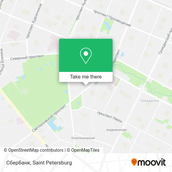 Сбербанк map