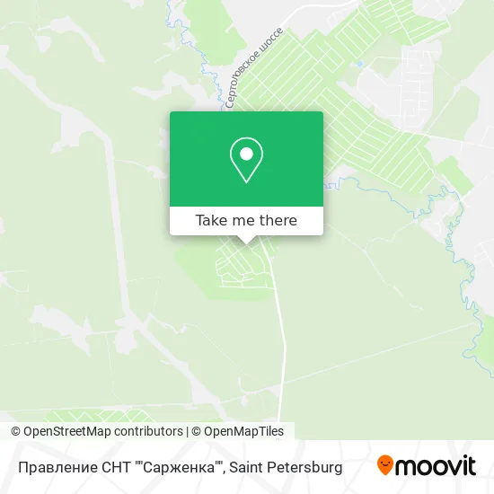 Правление  СНТ ""Сарженка"" map