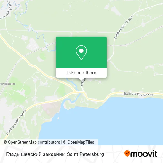 Гладышевский заказник map