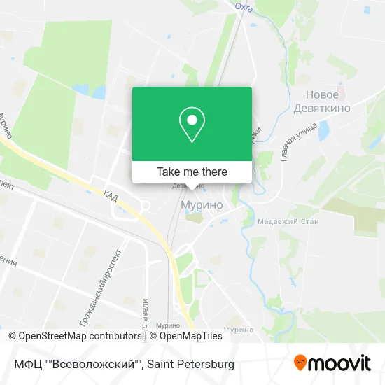 МФЦ ""Всеволожский"" map
