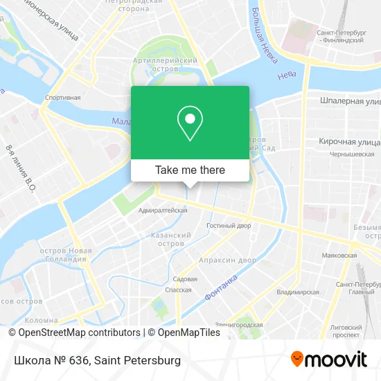 Школа № 636 map