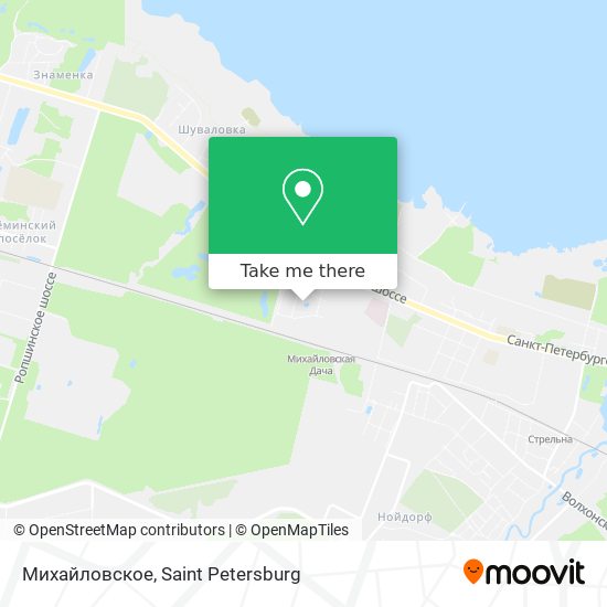 Михайловское map