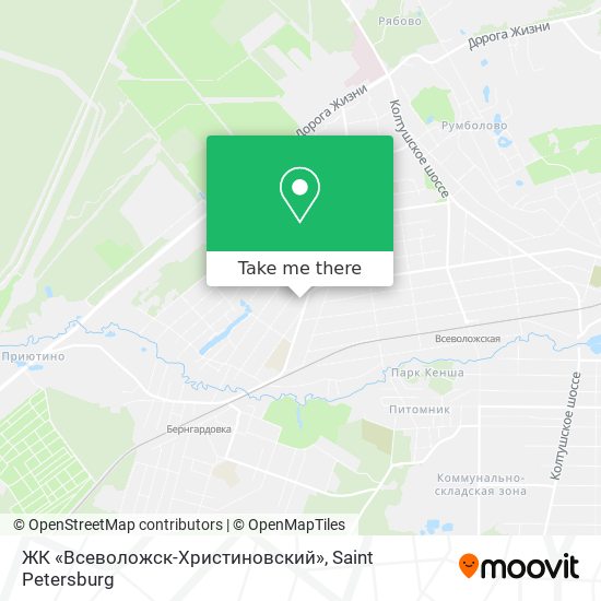 ЖК «Всеволожск-Христиновский» map