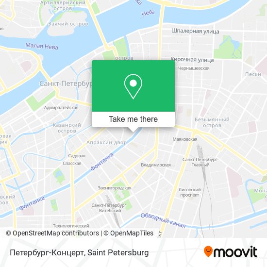 Петербург-Концерт map