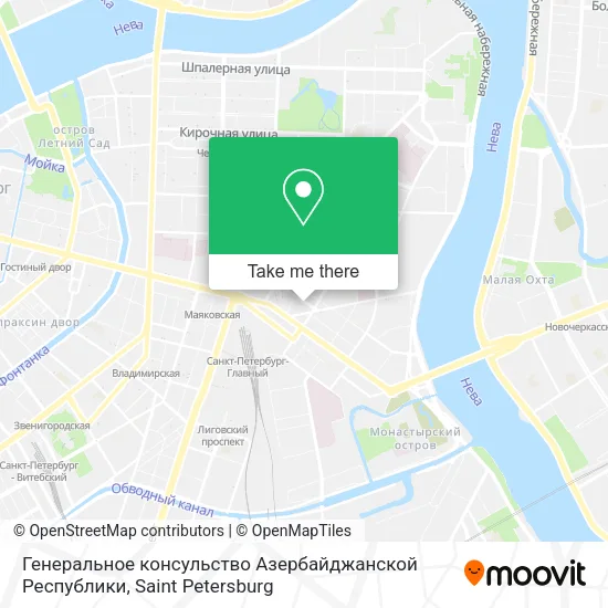 Генеральное консульство Азербайджанской Республики map