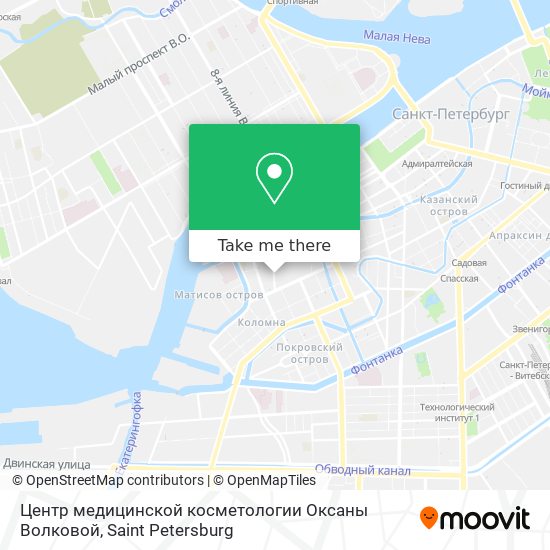 Центр медицинской косметологии Оксаны Волковой map