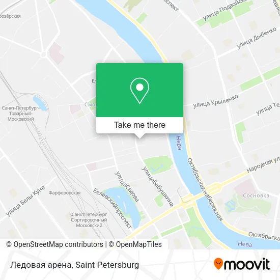 Ледовая арена map