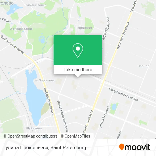 улица Прокофьева map