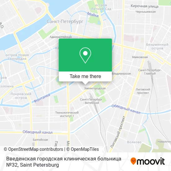 Введенская городская клиническая больница №32 map