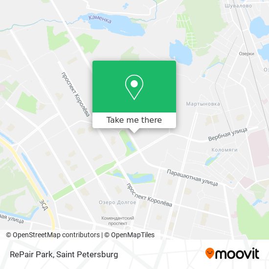 RePair Park map