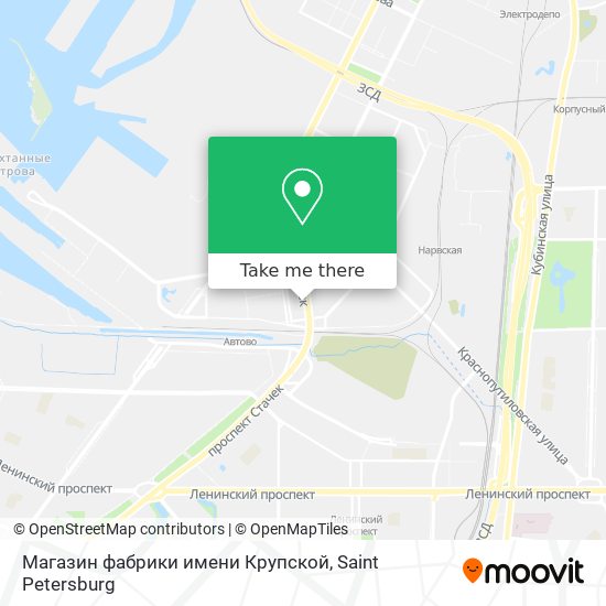 Магазин фабрики имени Крупской map
