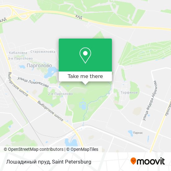 Лошадиный пруд map