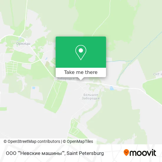 ООО ""Невские машины"" map