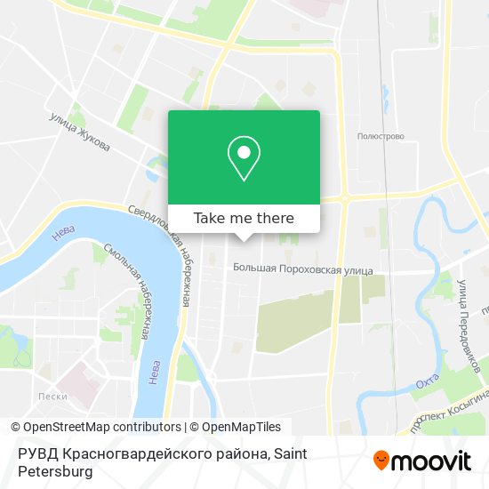 РУВД Красногвардейского района map