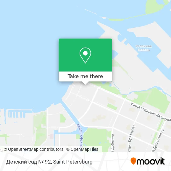 Детский сад № 92 map