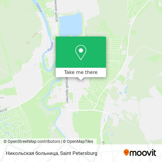 Никольская больница map