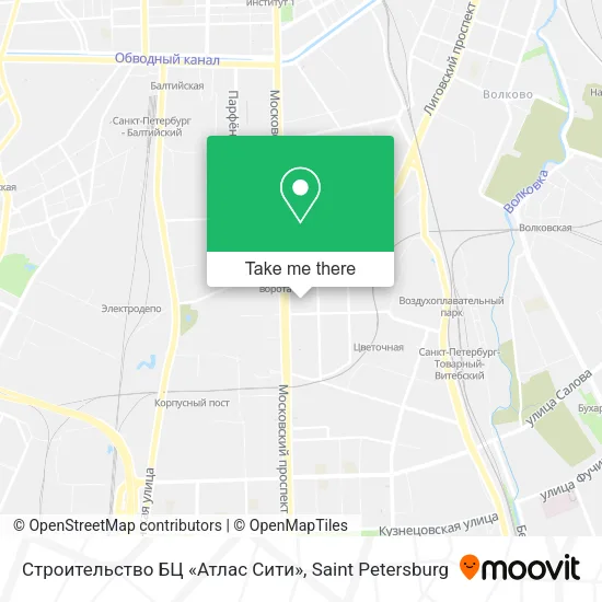 Строительство БЦ «Атлас Сити» map