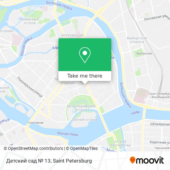 Детский сад № 13 map