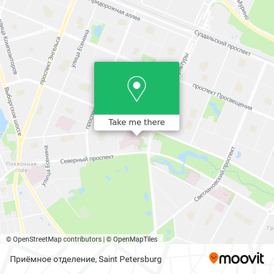 Приёмное отделение map