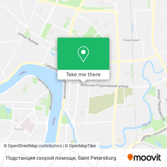 Подстанция скорой помощи map