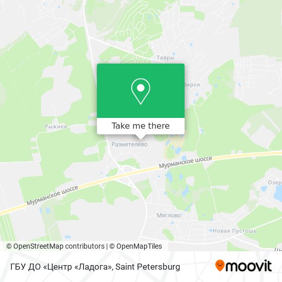 ГБУ ДО «Центр «Ладога» map