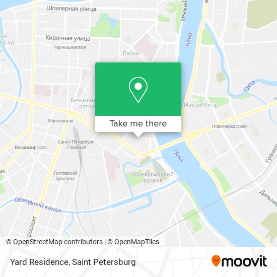 Yard Residence map