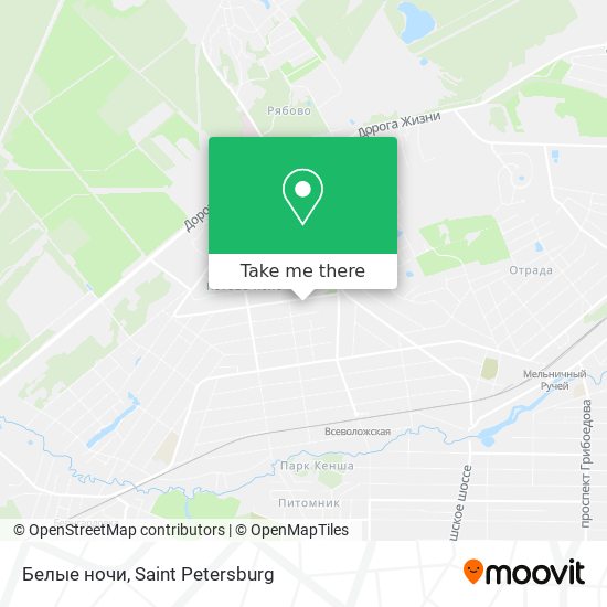Белые ночи map