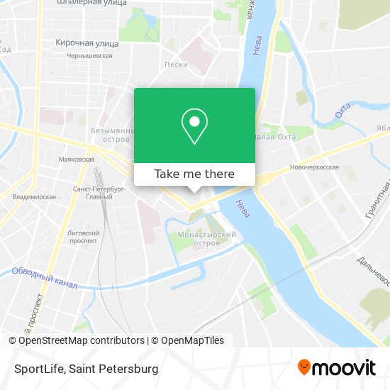 SportLife map