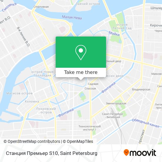 Станция Премьер S10 map