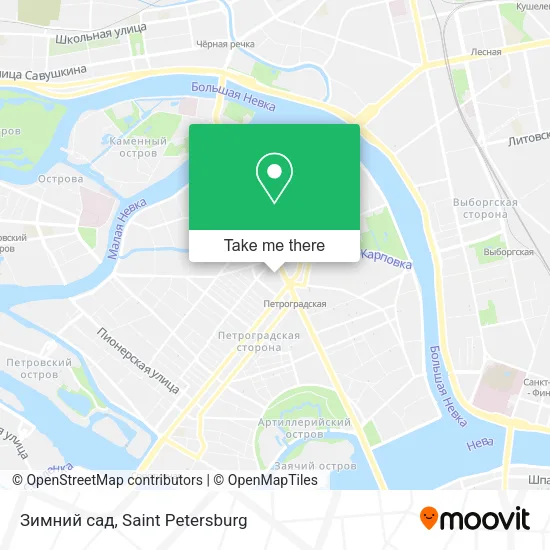 Зимний сад map