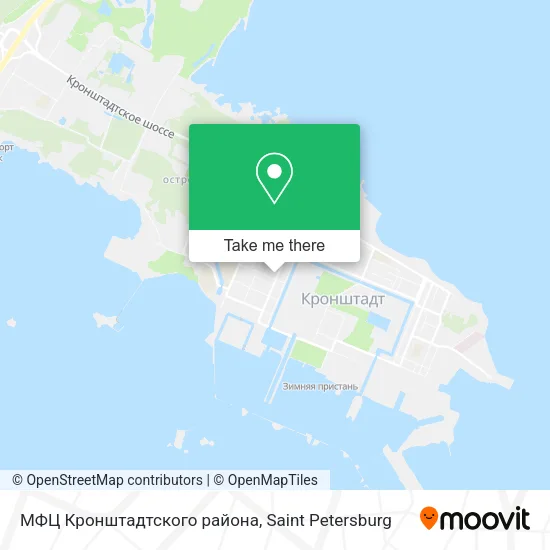 МФЦ Кронштадтского района map