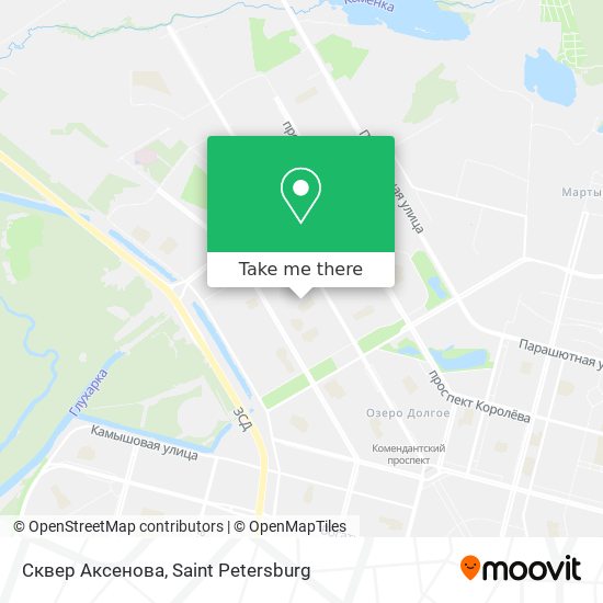 Сквер Аксенова map