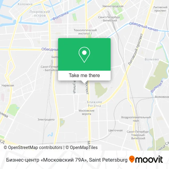 Бизнес-центр «Московский 79А» map