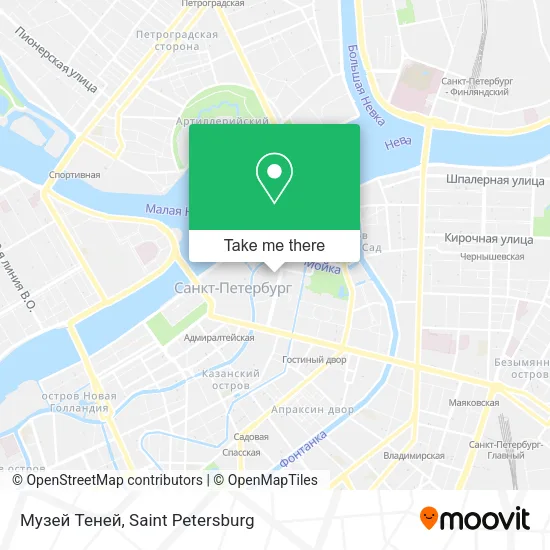 Музей Теней map