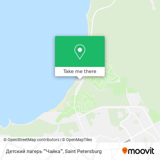 Детский лагерь ""Чайка"" map
