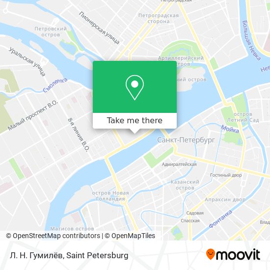 Л. Н. Гумилёв map