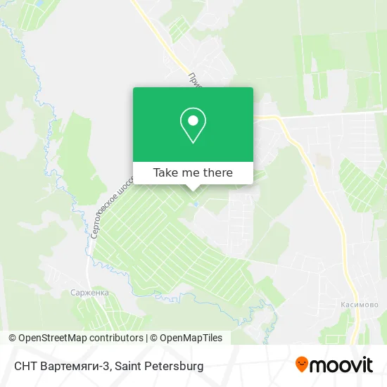 СНТ Вартемяги-3 map