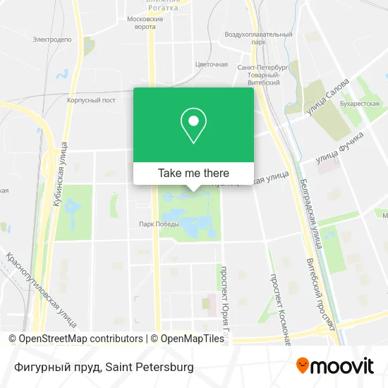 Фигурный пруд map