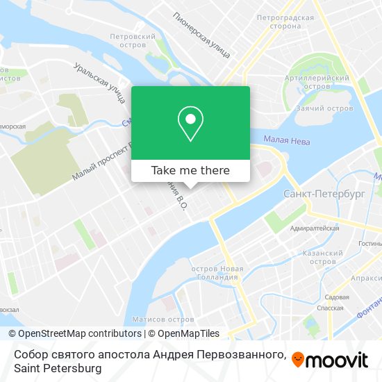 Собор святого апостола Андрея Первозванного map