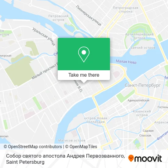 Собор святого апостола Андрея Первозванного map