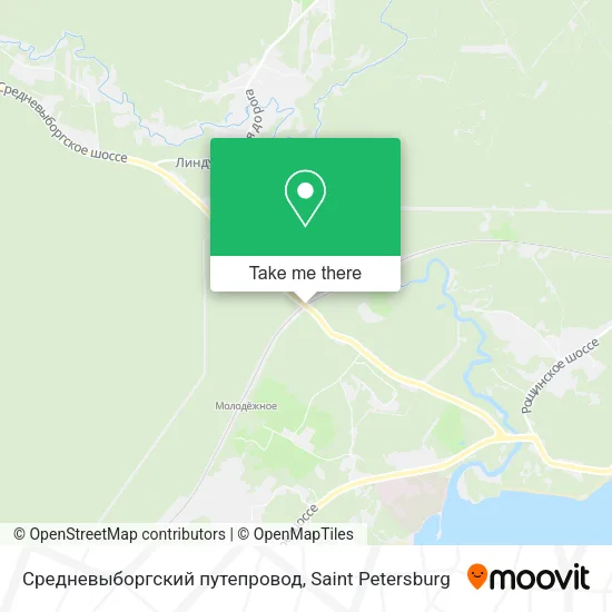 Средневыборгский путепровод map